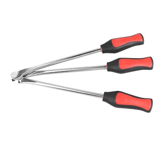 Tbest Tire Spoon Levers Heavy Duty Steel Motorcycle Change Kit with Rim Protectors Valve Core Set for Bike Repair