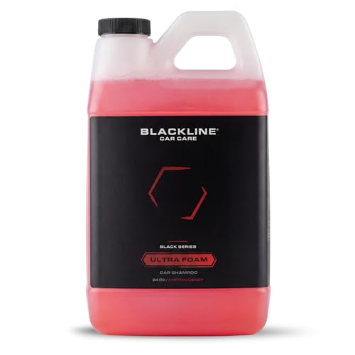 Blackline Automotive Extreme Foaming Car Shampoo - Extreme Ultra Foam Perfect for Ceramic Coatings - Compatible with Foam Cannon for Pressure Washer (64 Fl Oz, Cotton Candy) - size: 64 Fl Oz (Pack of 1)