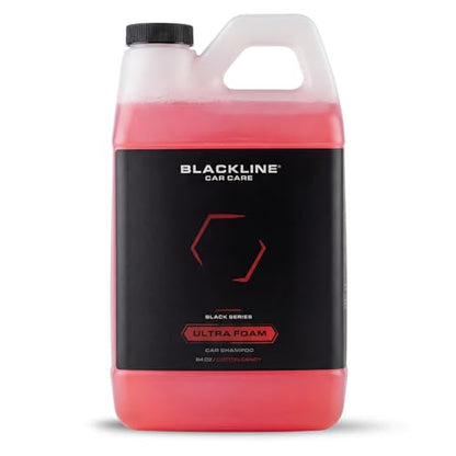 Blackline Automotive Extreme Foaming Car Shampoo - Extreme Ultra Foam Perfect for Ceramic Coatings - Compatible with Foam Cannon for Pressure Washer (64 Fl Oz, Cotton Candy) - size: 64 Fl Oz (Pack of 1)