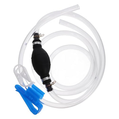 MAGICLULU 1 Set Hand Gas Pump Siphon Kit Manual Siphon Hose for Gas Fuel Transfer Durable Oil Pump for Automotive Motorcycle Applications No Power Needed