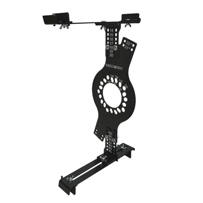 Wheel Fitment Simulator Tool, 14"-22" Tire Rim Size Measuring Mockup Offset Tool | Wheel Offset Measuring Tool, 5 Lug Metric - color: 5-Lug Metric