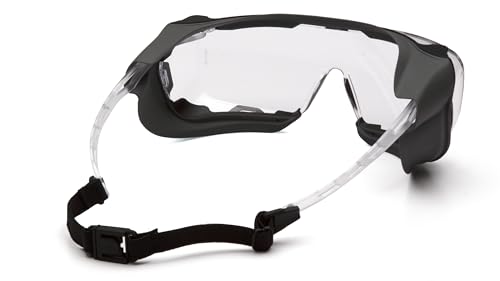 Pyramex Safety Products S9910STMRG - color: Clear Frame, style: Clear H2max Anti-fog With Rubber Gasket Lens