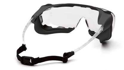 Pyramex Safety Products S9910STMRG - color: Clear Frame, style: Clear H2max Anti-fog With Rubber Gasket Lens