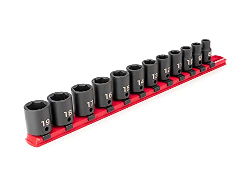 TEKTON 3/8 Inch Drive Impact Socket Set, 12-Piece | SID91102 - size: 12-Piece (5/16-3/4 in.), style: Standard