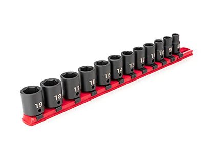 TEKTON 3/8 Inch Drive Impact Socket Set, 12-Piece | SID91102 - size: 12-Piece (5/16-3/4 in.), style: Standard