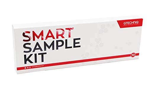 Gtechniq Smart Sample Car Care Kit (10-Piece) 1.69 fl oz Bottles | Gift Set with Shampoo, Detailer, All-Purpose Cleaner, Glass Polish, Water Spot Remover & More in Presentation Gift Box