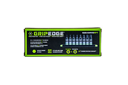 GRIPEDGE HEX Bit Socket Set | 8-PC - 1/4'' Drive Short Metric RPT Hex Driver Set | Sizes 1.5MM - 7MM | Made With S2 Steel | Includes Premium Aluminum Storage Rail |