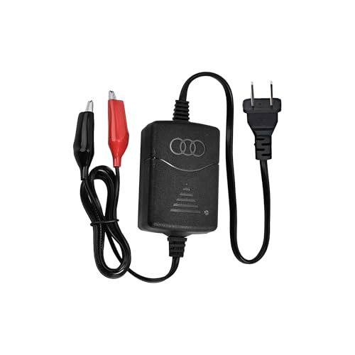 12V 1300mA Sealed Lead Acid (SLA) Battery Charger, Automatic Trickle Charger Maintainer with Short Circuit Protection, Universal Charger Adapter for Car, Motorcycle, RV, ATV, Boat Batteries