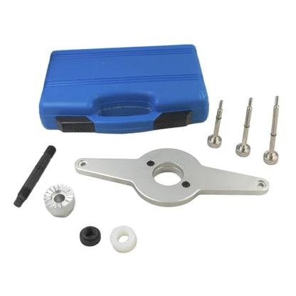 Vibration Damper Holding Tool Crankshaft Pulley Removal Shock Absorber Kit T10531 T10368 Compatible with Volkswagen Engine EA888 1.8L 2.0L TFSI 4V CABB Car A3 S3 A4 S4 A5 S5 A6 S6 A7 S7