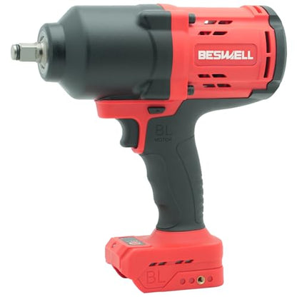 BESWELL CIW-112C-DW 1/2" Impact Wrench for Dewalt 20V Battery, 1256 Ft | Powerful brushless 4-speed electric wrench. CIW-112C-DW bare tool ideal for heavy duty machinery and truck service.