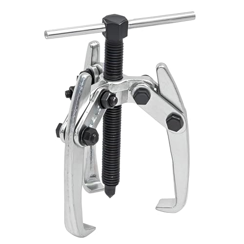 3 Jaw 2.5in/65mm Universal Bearing Gear Pullers | Heavy Duty Extractor Tool, High Carbon Steel Puller, Adjuestable Removal Kit Type for Bearings/Flywheels/Pulleys Remove - size: Mini 3Jaw 0.4-2.5 In