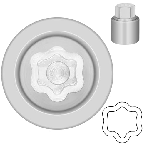 651 Wheel Locking Nut Key for Nissan Infiniti, 21mm Lock Bolt Inner Dia Wheel Anti-Theft Lug Nut Hand Repair Removal Tool - size: socket 651