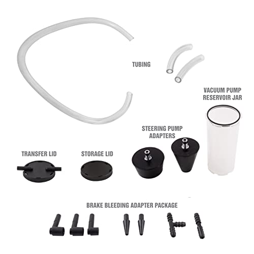 OEMTOOLS 37070 Brake Bleeder Kit with Hand Vacuum Pump and Gauge, Vacuum Pump Tester, Power Steering/Brake Bleeding Kit Useful for Testing Fuel Petcocks, Carburetors, and Vacuum Advances - style: Brake Bleeder Test Kit