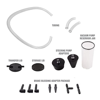 OEMTOOLS 37070 Brake Bleeder Kit with Hand Vacuum Pump and Gauge, Vacuum Pump Tester, Power Steering/Brake Bleeding Kit Useful for Testing Fuel Petcocks, Carburetors, and Vacuum Advances - style: Brake Bleeder Test Kit