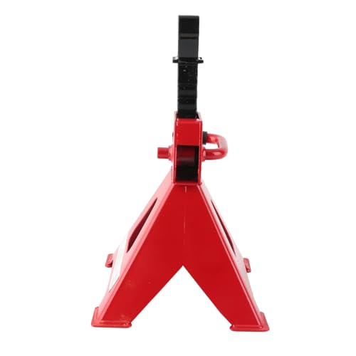 Carbon Steel Jack Stand Set, 2 Pack, Heavy Duty 2 Ton - 4000 lb Capacity Vehicle Support Stands for Cars and SUVs with Adjustable Height 10.5 to 16.5 Inches and Welded Frame.