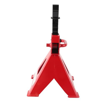 Carbon Steel Jack Stand Set, 2 Pack, Heavy Duty 2 Ton - 4000 lb Capacity Vehicle Support Stands for Cars and SUVs with Adjustable Height 10.5 to 16.5 Inches and Welded Frame.