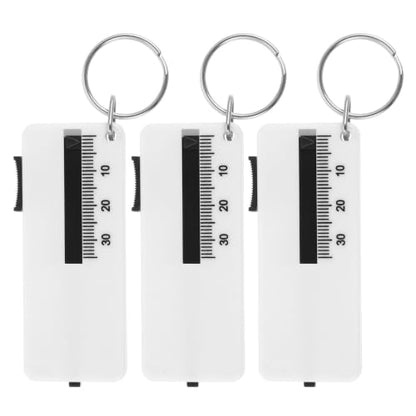 CALLARON 3pcs Tire Tread Depth Gauge Tool with Visibility Abs Material Portable Tire Thread Depth Gauge for Accurate Measurement