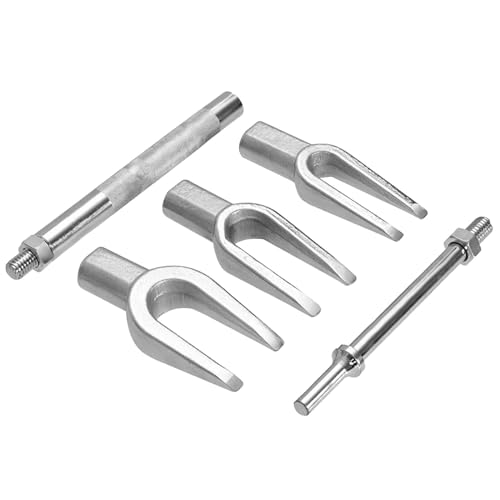 Ball Joint Separator - Car Ball Head Puller, Tie Rod End Removal Tool | 5 Piece Ball Head Puller Set with Fork Pry Tool, Ball Joint Removal Kit, Car Repair Tool with Case