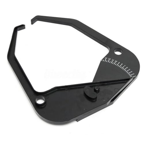 for Tire Balancer Rim Width Caliper, Portable Wheel Measuring with Bright White Numbers Accurate for Tire Width Measurement, Black Plastic Gauge 395x345mm