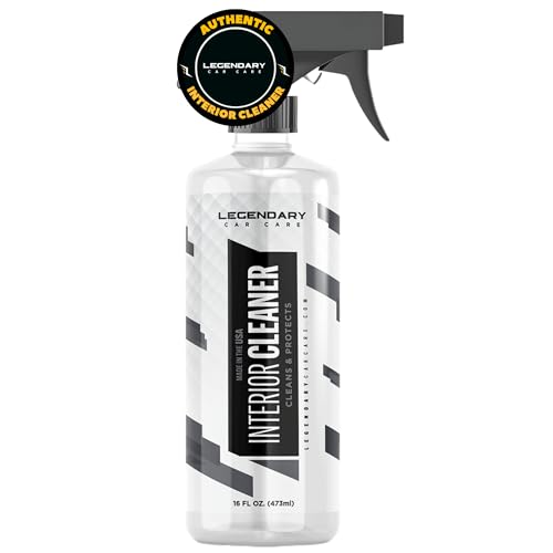 Legendary Interior Cleaner 16oz - All Purpose Interior Detailer & Carpet Cleaner for Cars - Safe on Leather, Plastic, Vinyl, Upholstery & Dashboard - UV Protectant - Tough on Stains & Dirt - size: 16 Fl Oz (Pack of 1)