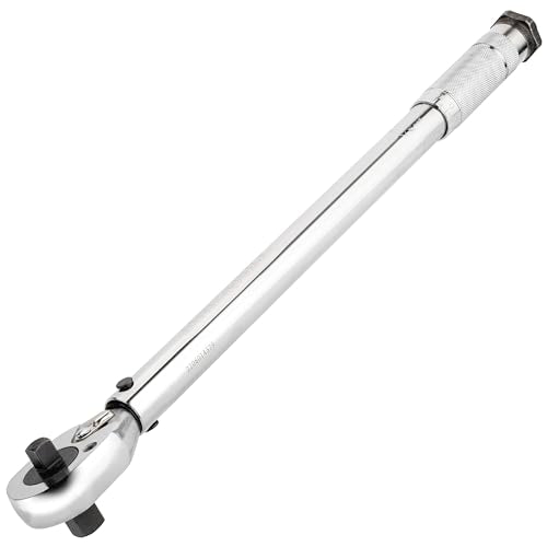 Powerbuilt Dual Drive Torque Wrench, 3/8 and 1/2 Inch Drives, 10ft Lbs, 19-inches Long, 10-150 Feet Range, Micrometer Style Torque Ranges 944001 - size: 1/2 in. and 3/8 in.
