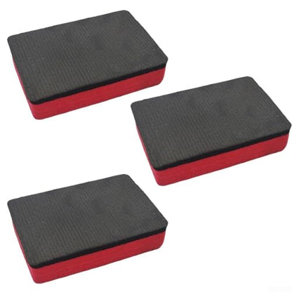 Car Clay Bar Kit 3 Pack Sponge Block Eraser for Removing Embedded Dirt Contaminants Smooth Paint Finish Glass Cleaning Clay Auto Detailing Accessories