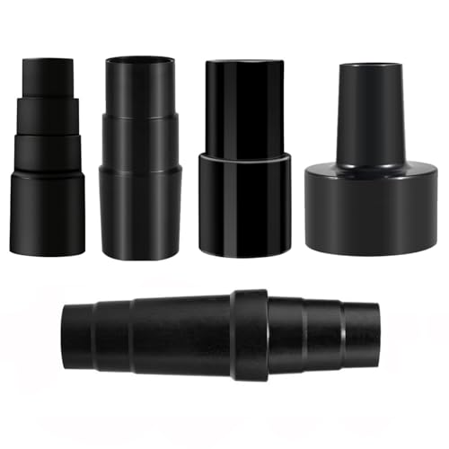 Universal Vacuum Hose Adapter Kit Reducer Attachment Set,Shop Vac Vacuum Hose Adapter 1 1/2 to 1 1/4 inch, 1 3/8 inch to 1 1/4 inch