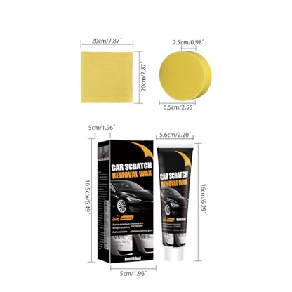 Scratch Remover for Vehicles,2026 New Scratch Removal Wax,Containing Wiping Sponge car Paint Scratch Repair Polishing Wax,Used for Deep Scratches on Various Vehicles (1pc)