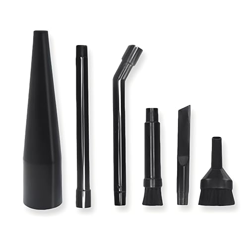 6-Pack Micro Cleaning Nozzle Kit for Compact Wet Dry Shop Vacuum,1-1/4" Detailed Cleaning Attachments