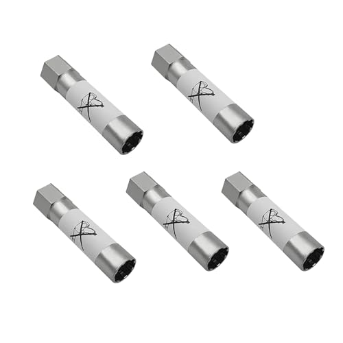 5 Pcs 8-Spline Lug Nut Key Lock Tool 65100 for Cars 13/16'' Hex, Wheel Lock Key Replacement for Spline Lug Nuts - color: 5Pcs