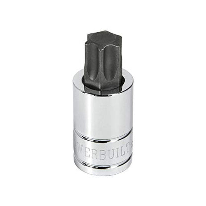 Powerbuilt T-70 Star Bit Socket, 1/2 Inch Drive, Torx, High Visibility Size Marking - 940363 - style: T-70