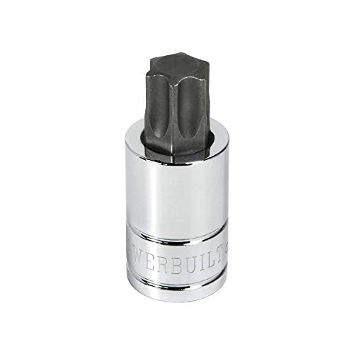 Powerbuilt T-70 Star Bit Socket, 1/2 Inch Drive, Torx, High Visibility Size Marking - 940363 - style: T-70