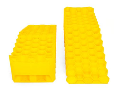Camco Car Ramps/Truck Ramps - Low Profile Car Ramps - Features 7-Inches of Lift - Use as Car Ramps for Oil Changes, Car Lifts for Home Garage & More - 3,500 lb Capacity per Ramp - 2-Pack (44558)