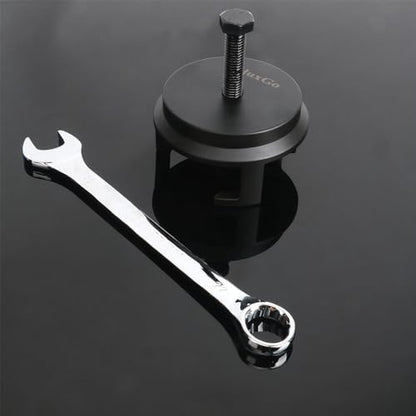 For GM LS Harmonic Balancer Puller 25264 Crank Pulley Puller with 22mm Socket, Automotive Replacement Engine Quickly Removes Harmonic Balancers without Tapped Holes