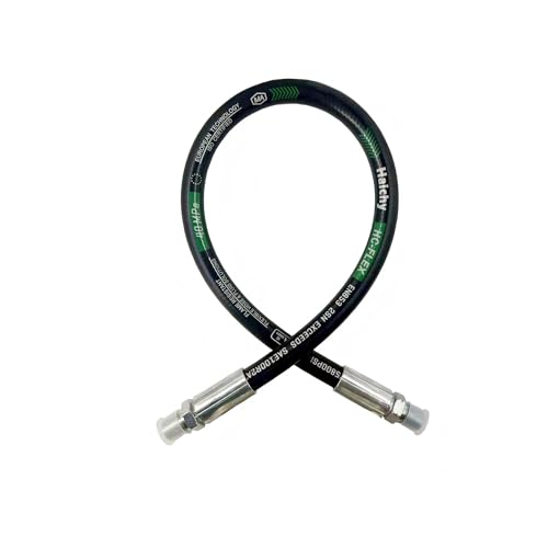 Haichy Hydraulic Hose Swivel Assembly Hydraulic Hose with Male NPT X Male NPT (15611-12-12-18-G-01) - size: 15611-12-12-18-G-01