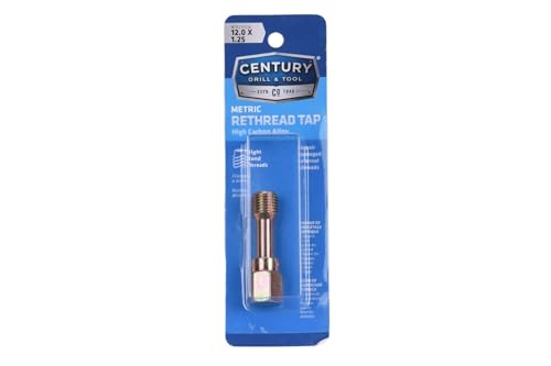 Century Drill & Tool, 92008, 12.0X1.25,Rethreading Tap,Tool Set, Thread Repair - size: 12.0 X 1.25