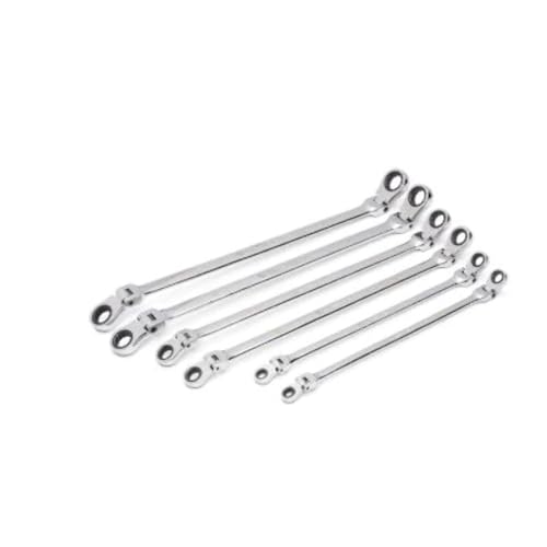 GEARWRENCH 6 Piece 90-Tooth 12 Point Metric GearBox Double Flex Ratcheting Wrench Set | 86830 - style: Metric