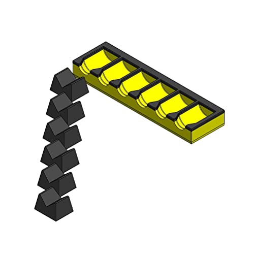 MagAttach Socket Extension Organizers (1/2", Yellow/Black) - color: Yellow/Black, size: 1/2"