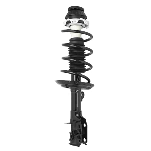 Detroit Axle - 2 Front Quick Struts for 2009 2010 2011 2012 2013 2014 Honda Fit [Excludes Electric Models], Complete Struts with Coil Spring Assembly Replacement Install Ready Strut Suspension Shock - size: 11311_11312/Pair