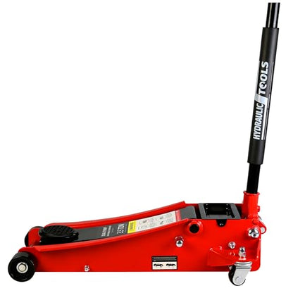 3.5 Ton Low Profile Floor Jack, Hydraulic Racing Floor Jack with Dual Pistons Quick Lift Pump for Sport Utility Vehicle, Lifting Range 4"-21" (3.5 Ton Lifting 4"-21") - size: 3.5 Ton Lifting 4"-21"