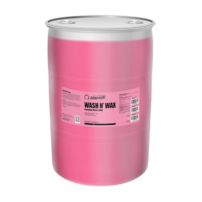 Nanoskin WASH N' WAX with Carnauba 30 gallons - Cleans & Shines in One Step | Works with Foam Cannon, Foam Gun, Bucket Washes, Pressure Washer | Carnauba Wax Protection for Cars - size: 3840 Fl Oz (Pack of 1)