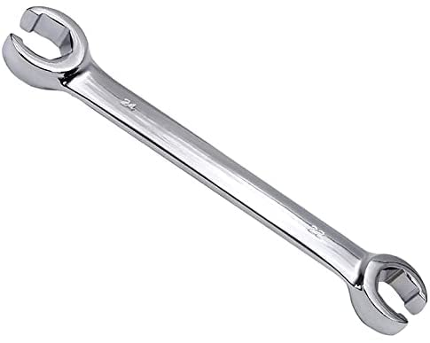 Heyiarbeit Flare Nut Wrench, 22mm x 24mm Metric Double Open End, 1Pcs - size: 22*24mm, style: 1PC