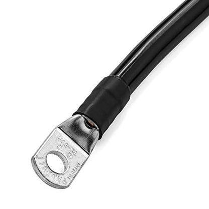 Spartan Power Battery Cable 3 Foot 1/0 Gauge AWG Wire Set 5/16" M8 - color: 1/0 AWG-SET-5/16", size: 3-FT