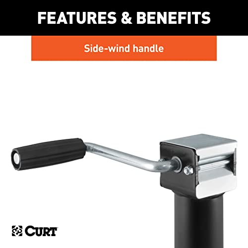 Curt 28306 Side Wind Bracket Mount Swivel Jack