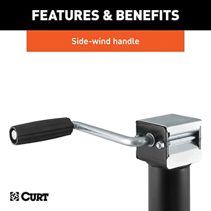 Curt 28306 Side Wind Bracket Mount Swivel Jack