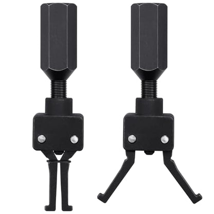 2 Pack Pilot Bearing Puller Slide Hammer Attachments 2-jaw Puller Pilot Bearing Removal Tool, Fits 5/8 x 18, 3/4 x 16 Thread Rods