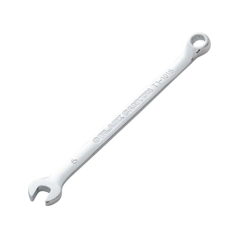 BLACK CANYON 19mm Combination Wrench, 12-Point Box End & Hex Opening (6 mm) - size: 6 mm