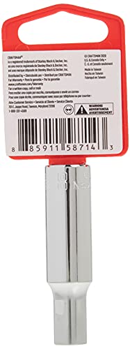 CRAFTSMAN Deep Socket, Metric, 3/8-Inch Drive, 8mm, 6-Point (CMMT99143) - size: 8 MM
