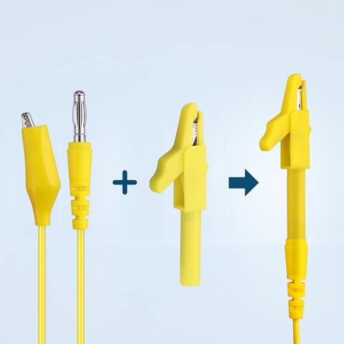 Back Probe Kit – 35PCS Automotive Test Leads Set with Storage Box,5 Large Alligator Clips,5 Wire Piercing Probes,Flexible Multi-Angle Needles for Multimeter & Automotive Diagnostics