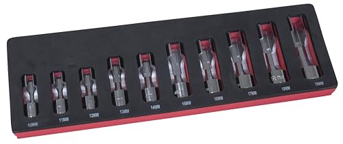 Lisle 12030 Flare Nut Socket Set, 10 Pc.